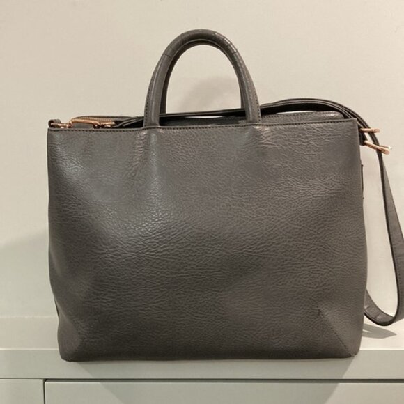 Matt & Nat Kintla Grey Crossbody Satchel Bag ok - Picture 4 of 16